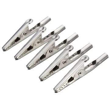 50Pcs DANIU Iron Crocodile Test Cable Clip Lead Screw Fixing