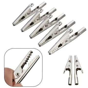 50Pcs DANIU Iron Crocodile Test Cable Clip Lead Screw Fixing