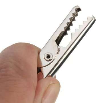 50Pcs DANIU Iron Crocodile Test Cable Clip Lead Screw Fixing