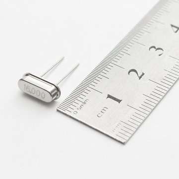 50Pcs HC-49S 16MHz 16 MHz 16M Hz 16.000M Mini Passive Resonator Quartz Crystal Oscillator