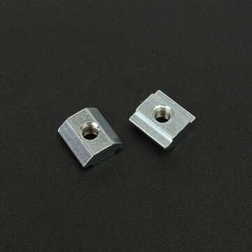 50pcs M4 T Sliding Nut Block for 2020 Aluminum Profile Zinc Coated Plate Aluminum Accessories