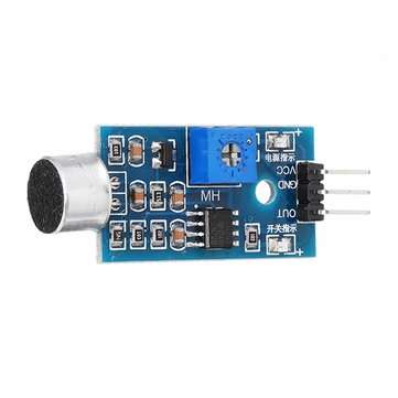 50pcs Microphone Sound Sensor Module Voice Sensor High Sensitivity Sound Detection Module Whistle Mo
