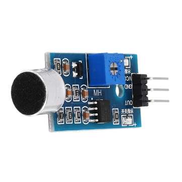 50pcs Microphone Sound Sensor Module Voice Sensor High Sensitivity Sound Detection Module Whistle Mo