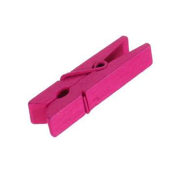50Pcs Very Small Size 25mm Mini Natural Wooden Clips Photo Clips Clothespin Craft Decorations Clip