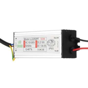 50w Waterproof Power Supply AC85-265V To 27-36V LED Power Supply Driver Adapter