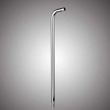 50x10cm Stainless Steel Silver Shower Head Bracket Wall Mounted Tube Bathroom Accessories