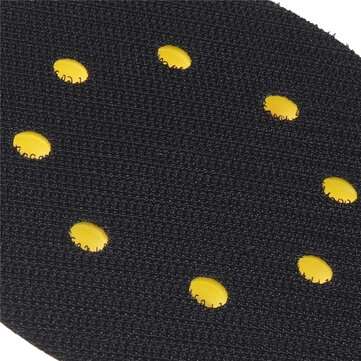 52Pcs Polishing Kit 8 Hole Disc Sandpaper 125mm Brushed Piece Air Milled Flocking Sandpaper Self-adh