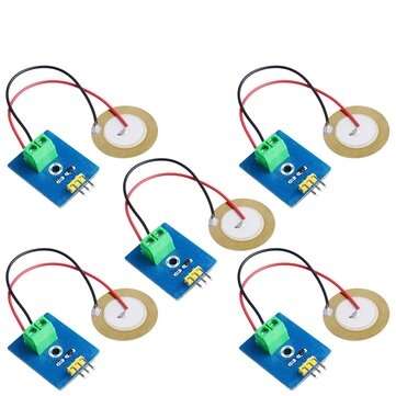 52Pi Vibration Sensor Module Ceramic Piezo Analog Signal for Raspberry Pi / MCU STM32 / ESP32