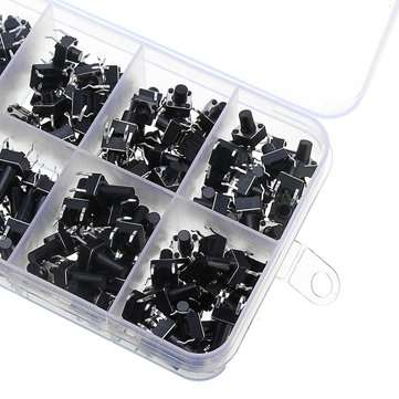 540pcs Micro-Momentary Tactile Push Button Switch Tactile Push Button Switch Micro-Momentary Tact As