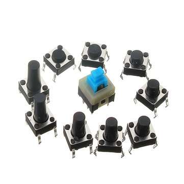 540pcs Micro-Momentary Tactile Push Button Switch Tactile Push Button Switch Micro-Momentary Tact As