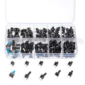 540pcs Micro-Momentary Tactile Push Button Switch Tactile Push Button Switch Micro-Momentary Tact As