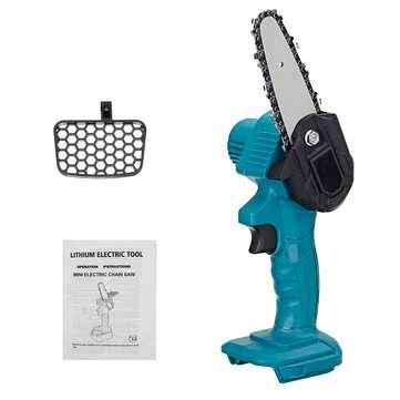 550W 24V 4`` Mini Cordless One-Hand Electric Chain Saw Woodworking Wood Cutter for Makita 24V Batter