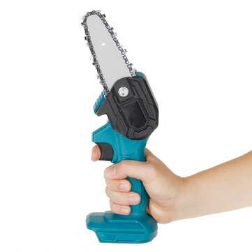 550W 24V 4`` Mini Cordless One-Hand Electric Chain Saw Woodworking Wood Cutter for Makita 24V Batter