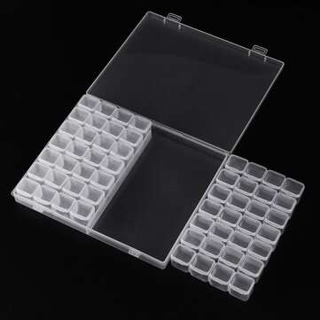 56 Grids Storage Tools Box Accessory Container Embroidery Stone Storage Convenience Box For Home Roo