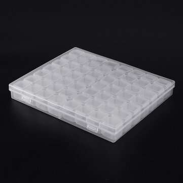 56 Grids Storage Tools Box Accessory Container Embroidery Stone Storage Convenience Box For Home Roo