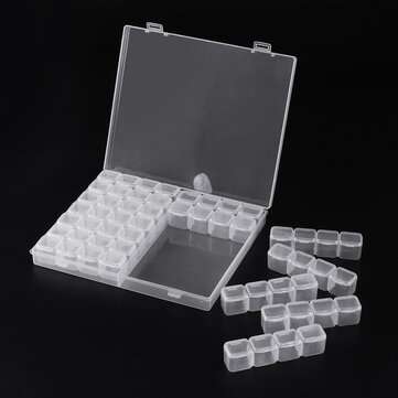 56 Grids Storage Tools Box Accessory Container Embroidery Stone Storage Convenience Box For Home Roo