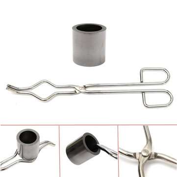 58mL 5050mm Gold Graphite Crucible with 35cm Tong Melting kit 2pcs/set