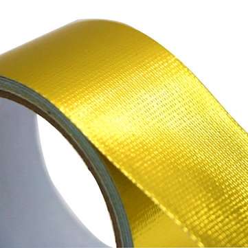 5cmx10m Heat Cool Reflective Tape 500 Degree Gold Heat Protection