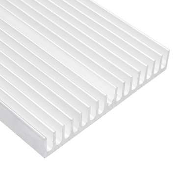 5pcs 100x60x10mm Short Toothed Aluminum Alloy Heat Sink Radiator