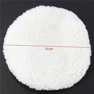 5pcs 210mm Polisher Buffer Pads Set Soft Wool Bonnet Pad With Loop for Polishing Buffing