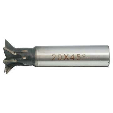 5pcs 20mm 45 Degree Dovetail Cutter End Mill Cutter Milling Cutter