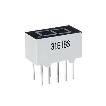 5Pcs 3161BS 0.36 inch LED Digital Tube One-digit Common Anode Bright Red Light