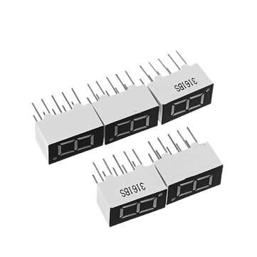 5Pcs 3161BS 0.36 inch LED Digital Tube One-digit Common Anode Bright Red Light