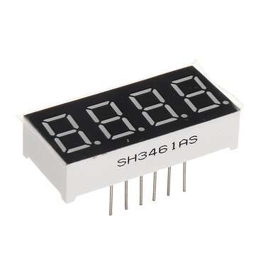 5Pcs 3461AS 0.36 inch LED Digital Tube Four-digit Common Cathode Bright Red Light