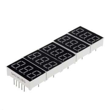 5Pcs 3361BS 0.36 inch LED Digital Tube Three-digit Common Anode Bright Red Light