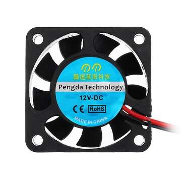 5pcs 40x40mm Small Fan 4010S Computer Chassis CPU Fan 2 Line With Plug