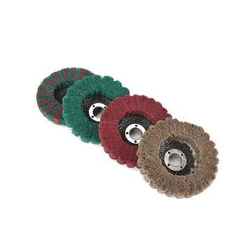 5Pcs 4 Inch Nylon Fiber Disc Grinding Wheel Set 120-600 Grit Assorted Sanding Grinding Buffing Wheel