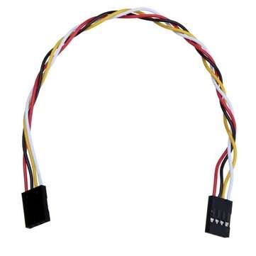 5pcs 4 Pin 20cm 2.54mm Jumper Cable DuPont Wire For  Female To Female