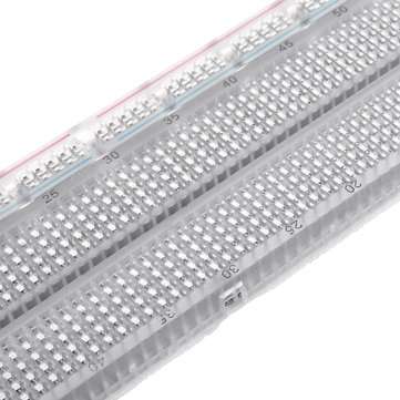 5pcs 730 Holes Transparent Breadboard Protoboard DIY Kit Universal PCB Circuit Board Solderless