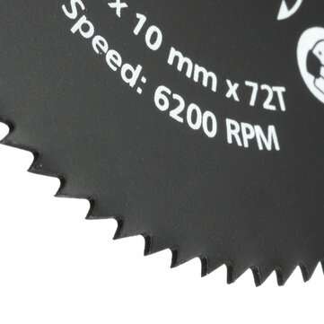 5pcs 85mm 72 Teeth HSS Circular Saw Blade Rotary Cutting Discs Wheel For Rotary Tool