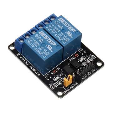 5pcs BESTEP 2 Channel 3V Relay Module Low Level Trigger Optocoupler Isolation For Auduino