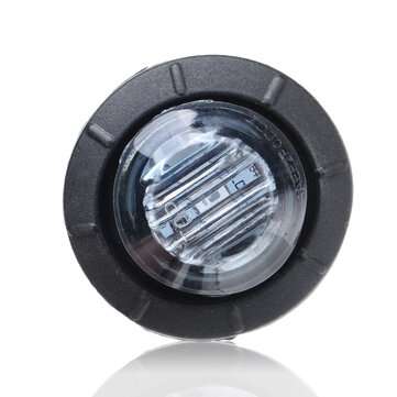 5Pcs Blue Light 12V-24V LED Clearance Side Marker Indicators Lights Lamp Lorry Truck Boat Trailer Bu
