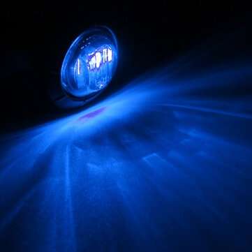 5Pcs Blue Light 12V-24V LED Clearance Side Marker Indicators Lights Lamp Lorry Truck Boat Trailer Bu