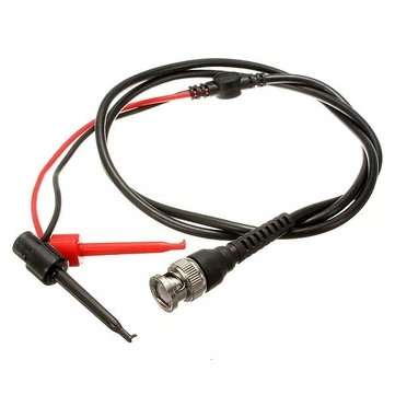 5pcs DANIU BNC Male Plug Q9 to Dual Hook Clip Test Probe Cable Leads