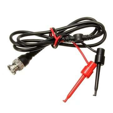 5pcs DANIU BNC Male Plug Q9 to Dual Hook Clip Test Probe Cable Leads