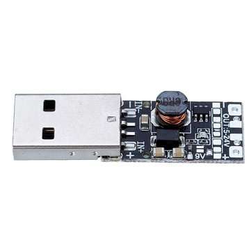 5Pcs DC 2-12V to 12V 9V 9W USB Boost Power Supply Module Step Up Module DC Converter