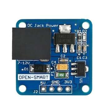5pcs DC Jack Power 7~12V to DC5V/3.3V Step Down Converter Voltage Regulator Power Supply Module for