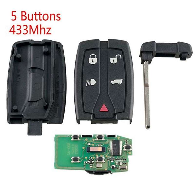 5 Button Car Remote Key with Circuit Board with Button Battery for 2 2007-2015 433Mhz