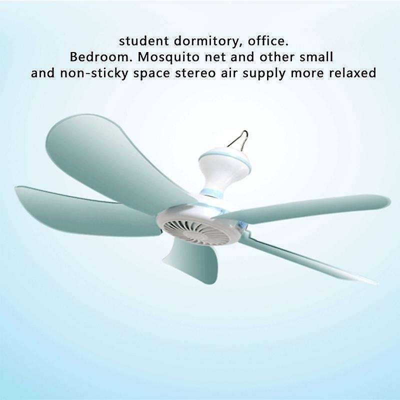 5 Ceiling Fans Mini Silent 400mm Energy-saving High-volume Electric Fan Dormitory with Switch Us Pl