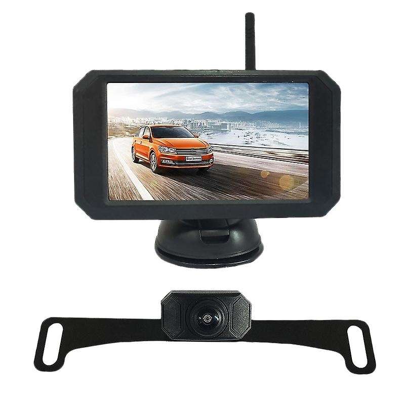 5 Inch Car Wireless Monitor Display LCD Screen with Waterproof Night Vision Rear View Reverse Backup