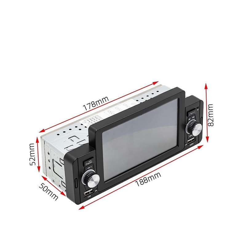 5 Inch Car Radio 1 Din Carplay Android Auto Multimedia Player Bluetooth Fm Receiver For
