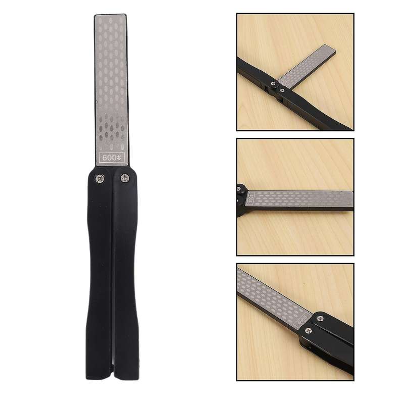 5 Inch Double Sided Whetstone Grindstone for Pocket Folding Knife Sharpen, Sharpen Stone, Sharpener