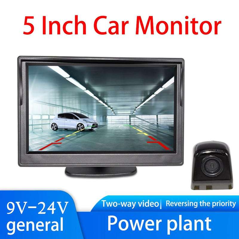 5 Inch Car Monitor AHD LCD 5inch HD Screen for Reverse Rear View Camera DVD VCD