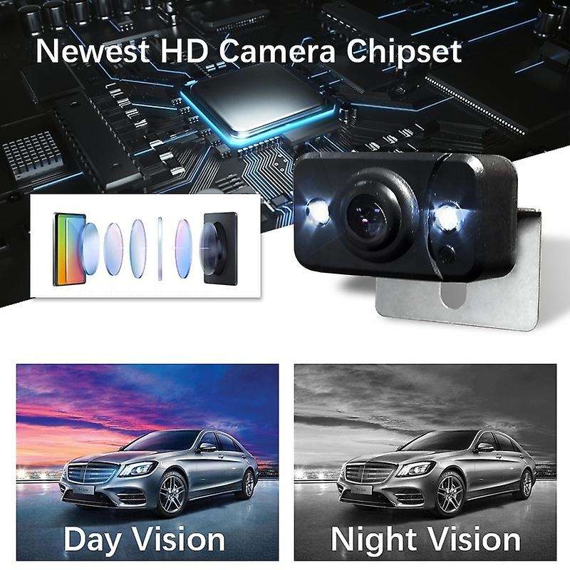5 Inch Car Wireless Monitor Display LCD HD Screen with Waterproof Night Vision Rearview Reverse Back