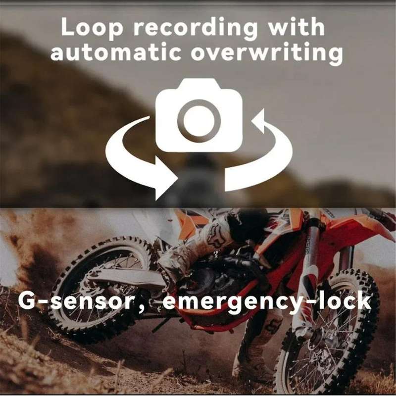5 Inch Motorcycle Carplay Waterproof 1080P WiFi Wireless Android-Auto DVR Monitor Dash Cam GPS Navi