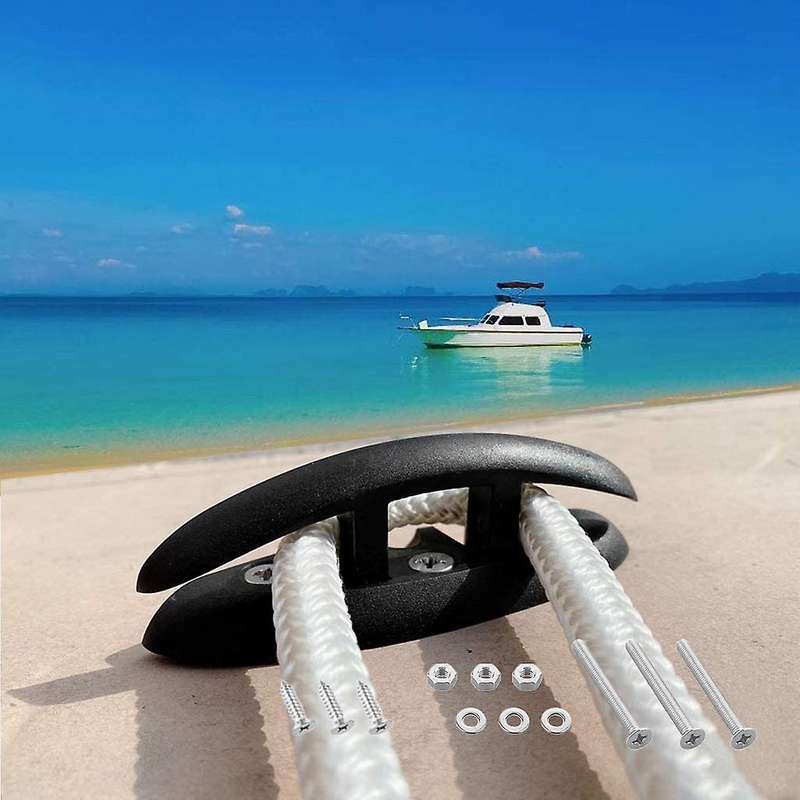 5 Inch Flip-Up Dock Cleat Boat Folding Cleat for Boat Kayak Hardware Line Rope Cleat Accessories